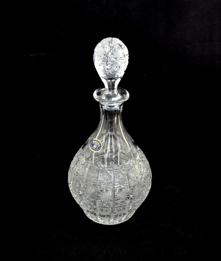 Bohemian Czech Decanter for whiskey