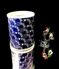 Preciosa Parrots on Branch Figurine