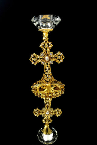 Cross Candle Holder