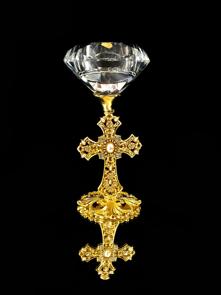 Cross Candle Holder (Bigger)